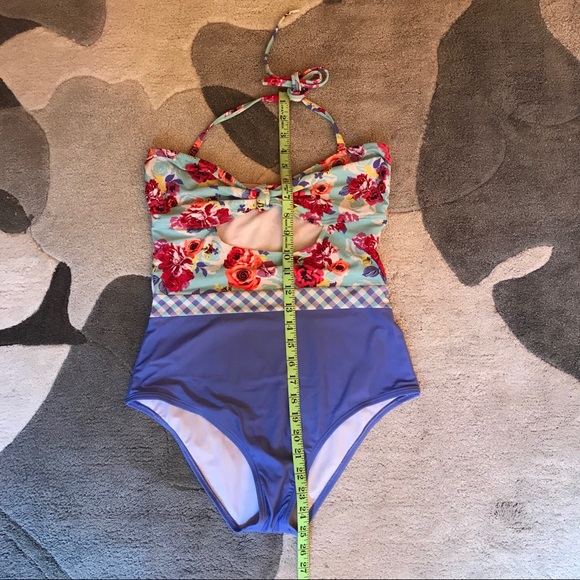 Design Lab One Piece Swimsuit, GUC, L - Picture 5 of 13